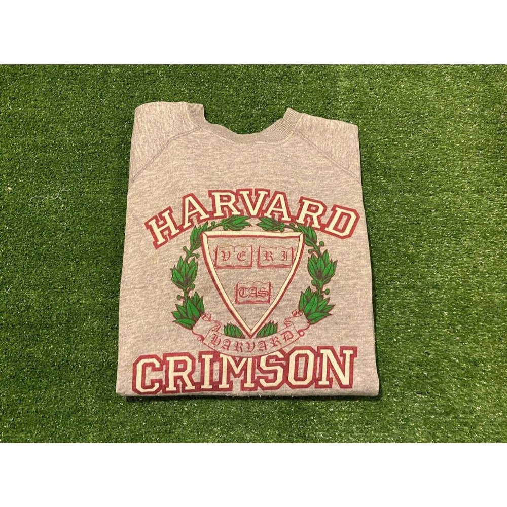 Vintage Harvard University College seal ivy league crewneck sweatshirt medium